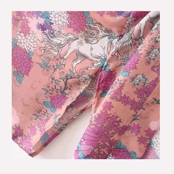 🦄Wild Horses Bohemian Gypsy Kimono/Robe/CoverUp🦄 - Picture 7 of 7